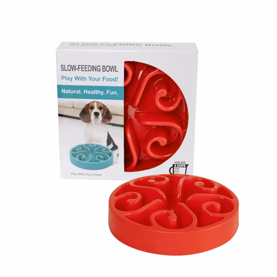 Interactive Durable Eco-Friendly PP Slow Feeder Pet Bowl